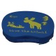 Bean Lap Table - Blue Polyester 'Save the Animal'